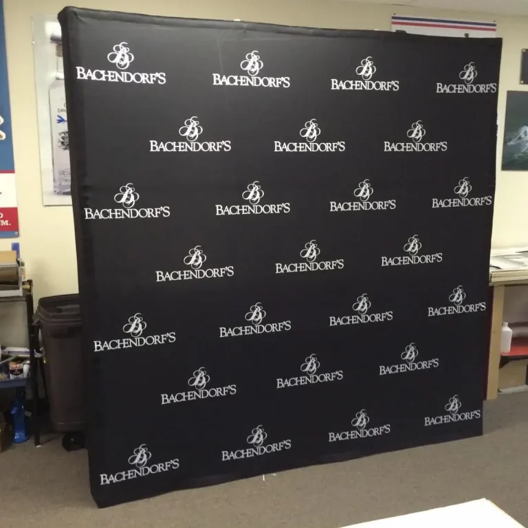 step and repeat logo backdrop